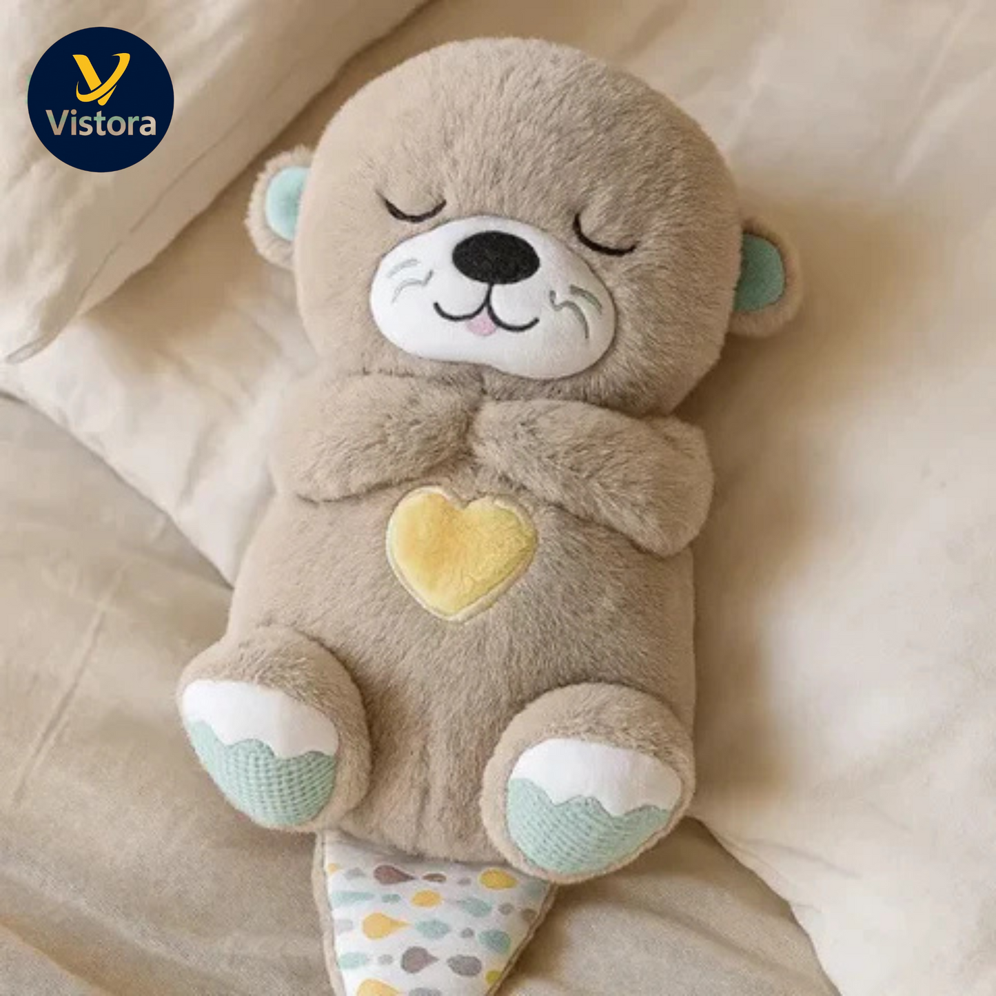 Breathing Teddy Bear with Soothing Music™ – Anxiety Relief Plush Toy for Kids & Adults