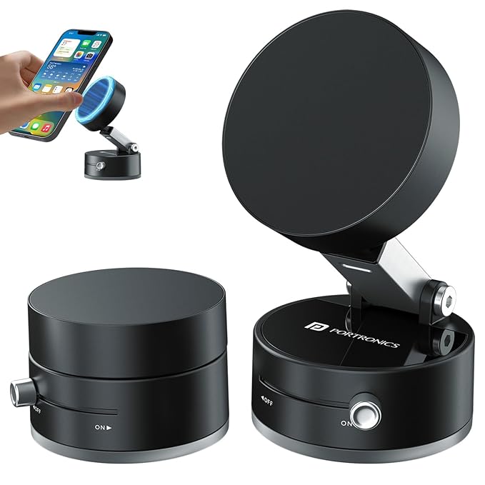 Vacuum Magnetic Suction Phone Holder